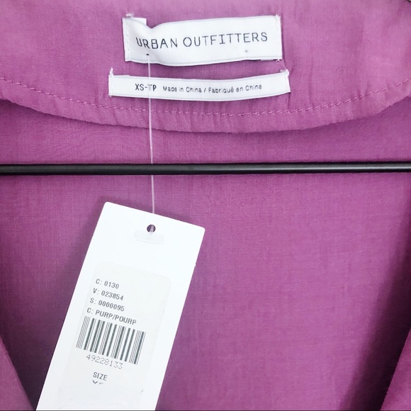 SOLD NWT Urban Outfitters Orchid Button Down Dress - Picture 4 of 7